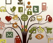 Baum mit Icons für digitale Angebote
